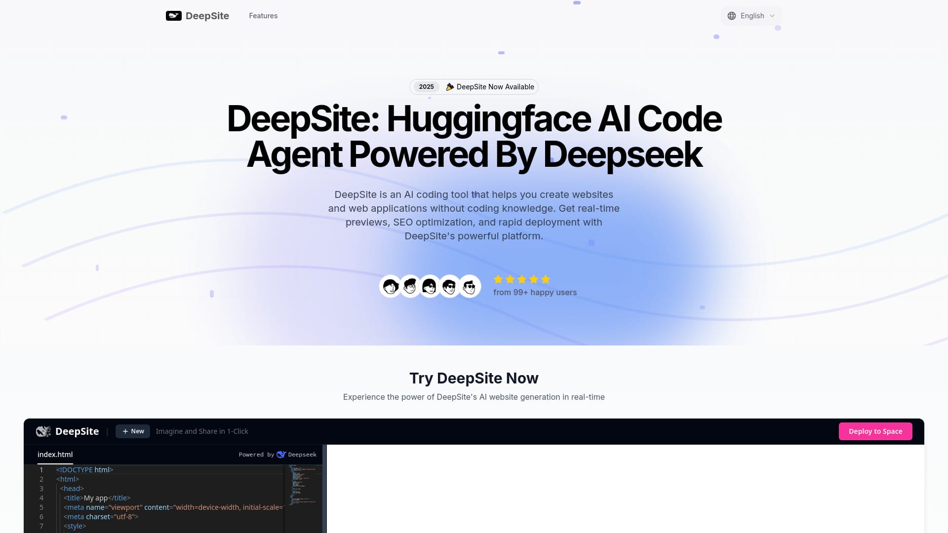 DeepSite logo