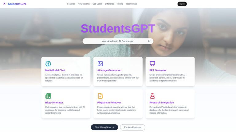Top Studentsgpt AI Tool Review