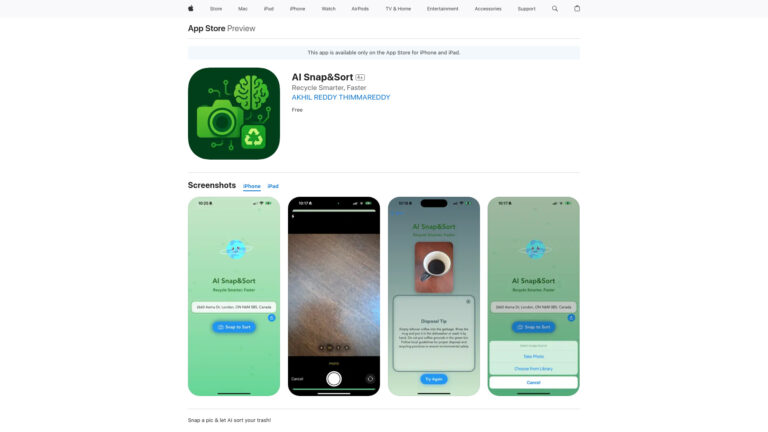 New AI Snap&sort AI Tool Review