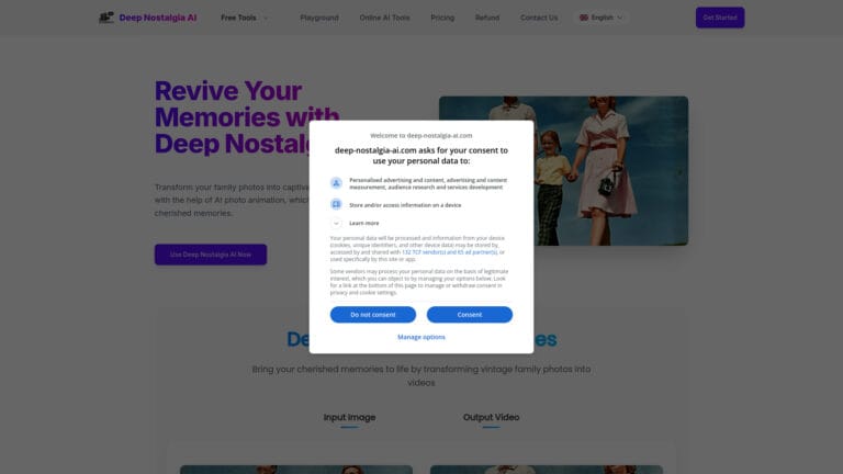 Popular Deep Nostalgia AI AI Tool Review