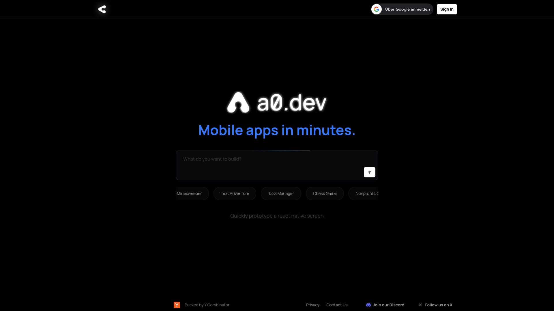 a0.dev logo