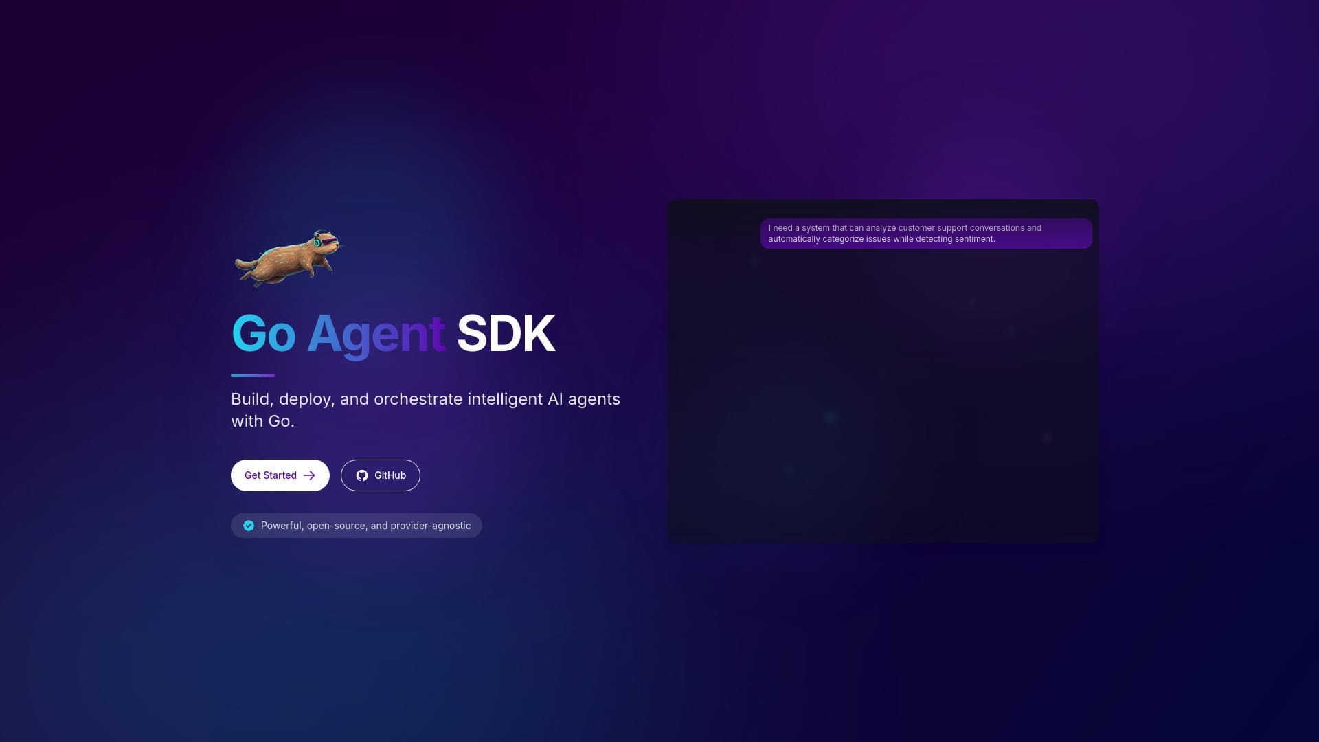 Go Agent SDK logo
