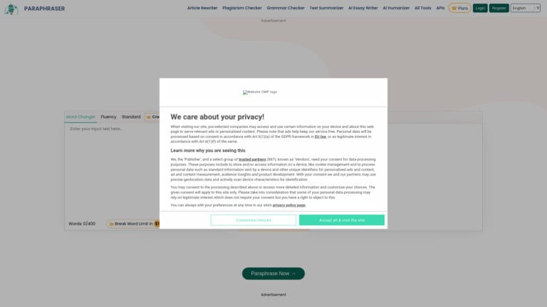 Popular Paraphraser.io AI Tool Review