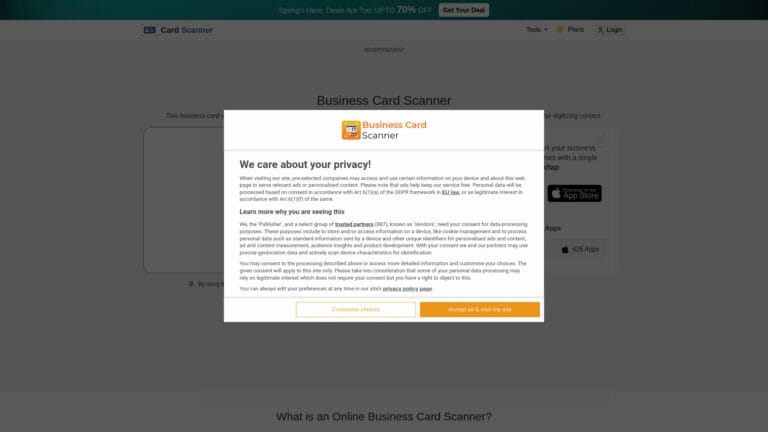 Advanced Card Scanner AI Tool Review