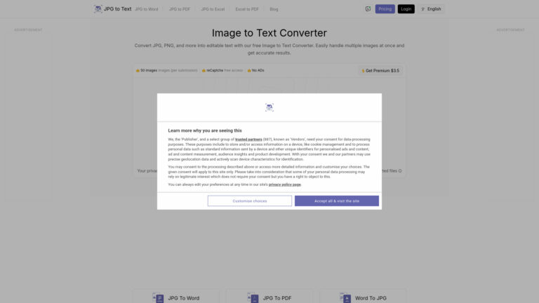 Free Jpgtotext.com AI Tool Review
