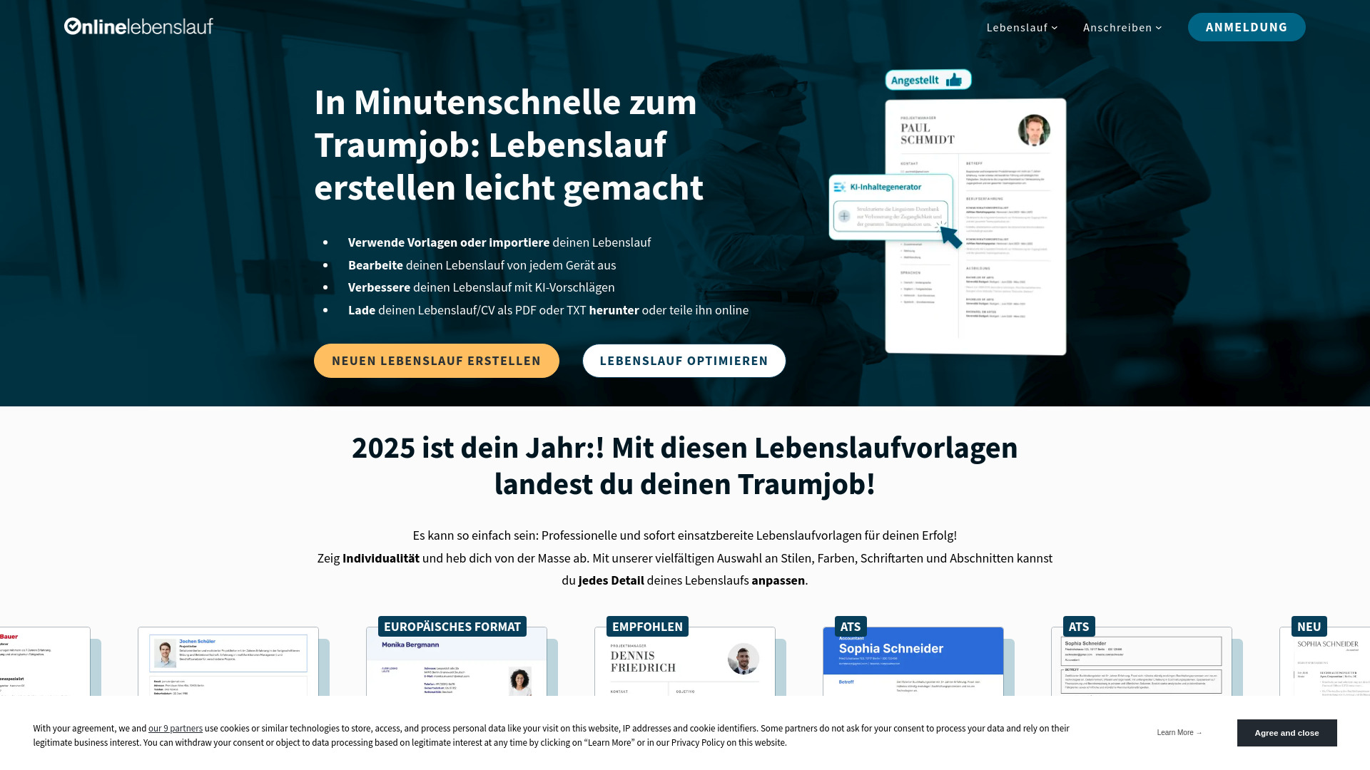 OnlineLebenslauf logo