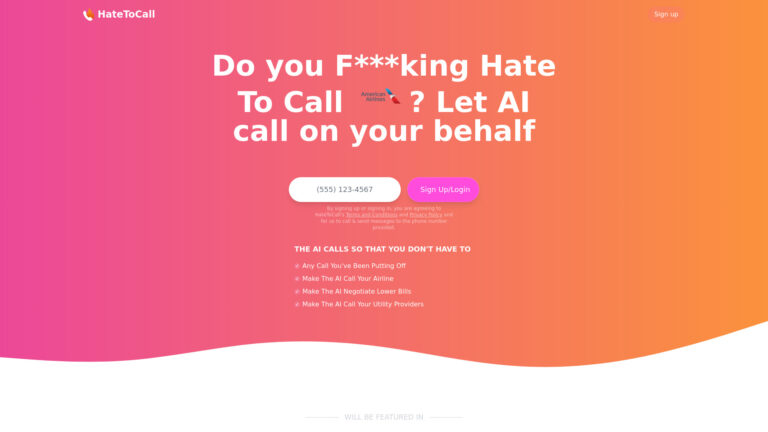 Best Hatetocall AI Tool Review