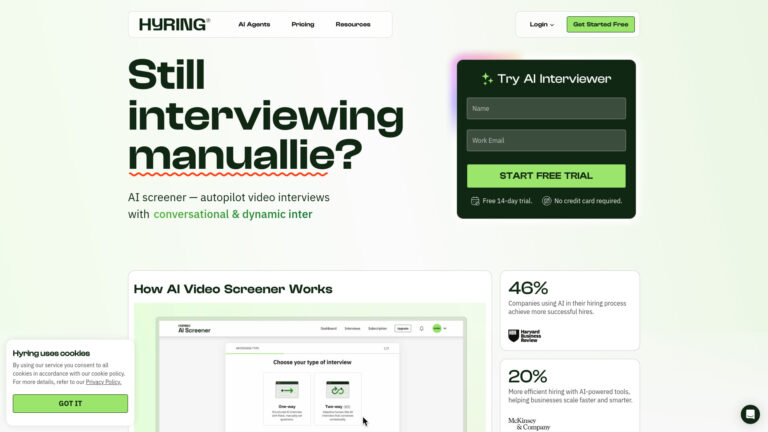 Popular Hyring AI Tool Review