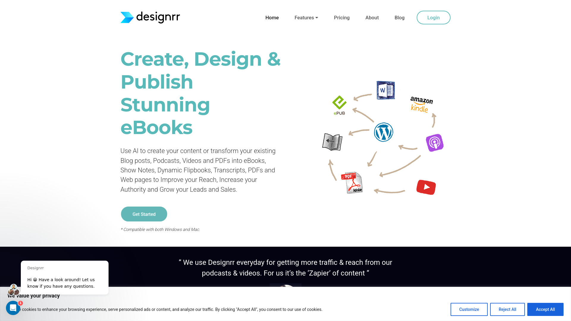 Designrr logo