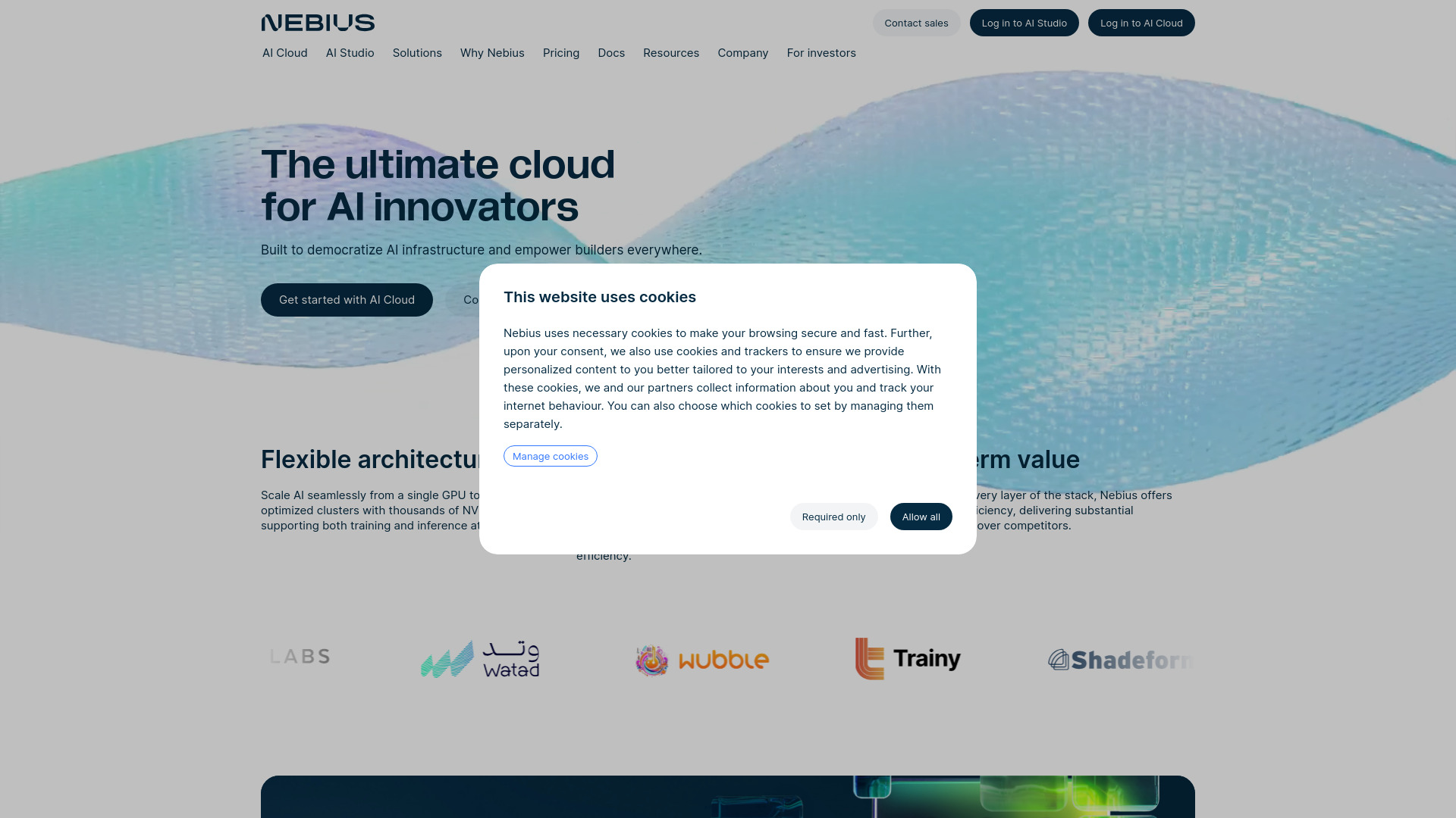 Nebius AI Cloud logo