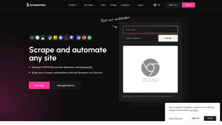Popular Browserless AI Tool Review
