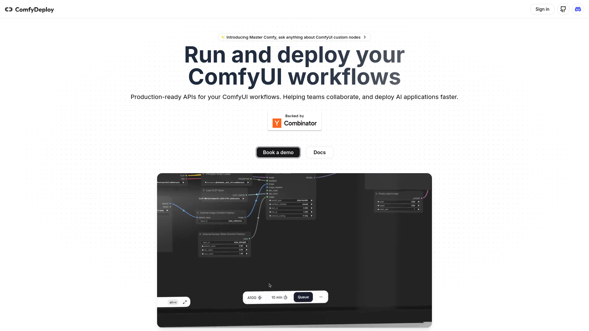 Comfy Deploy logo