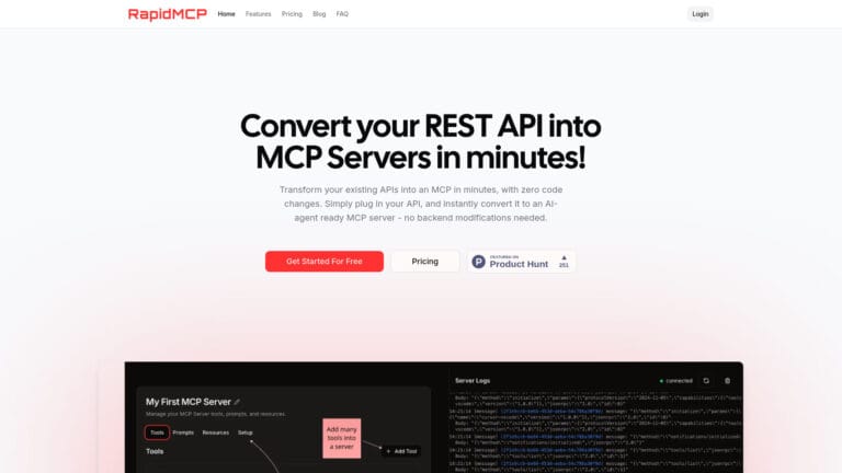 Free Rapidmcp AI Tool Review