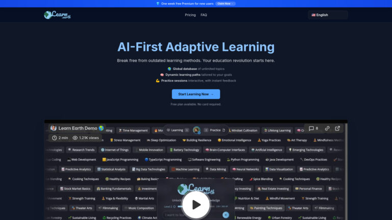 Smart Learn Earth AI Tool Review