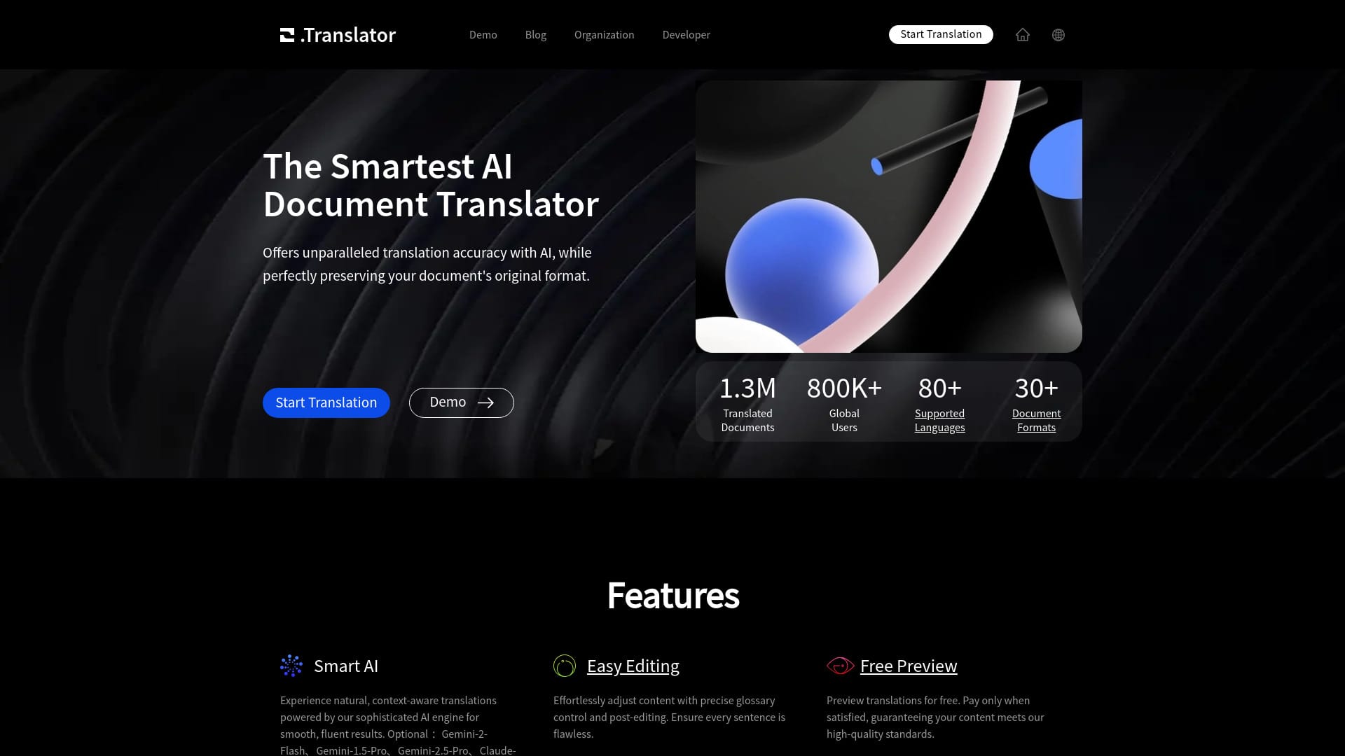 Precise AI Document Translator logo