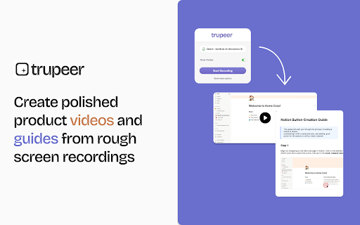 Trupeer.ai ai chrome extension