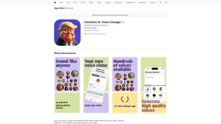 Popular Clonegen AI AI Tool Review
