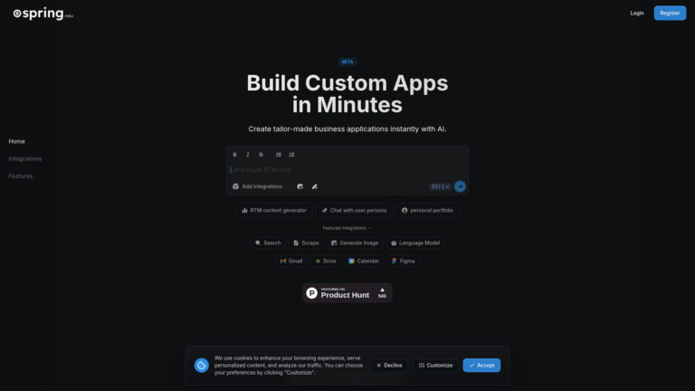 Innovative Spring.new AI Tool Review