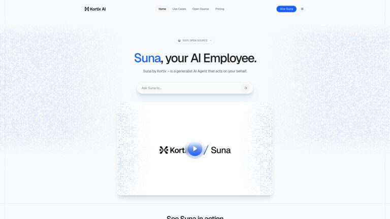 Popular Kortix Suna AI Tool Review