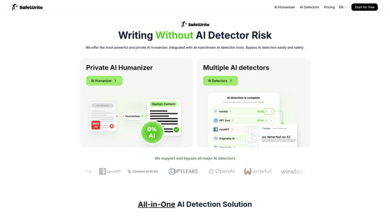 New Safewrite AI AI Tool Review