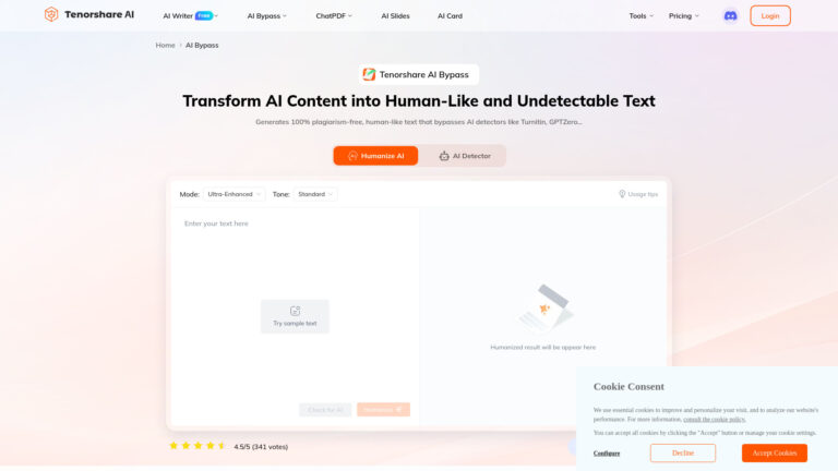 Smart Tenorshare AI Bypass AI Tool Review