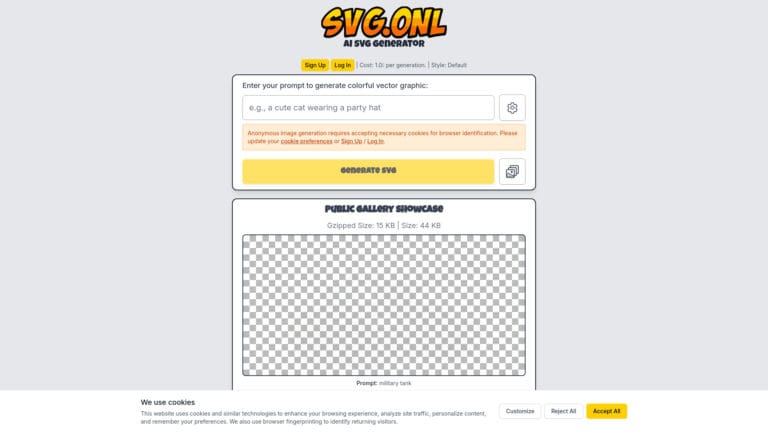 Powerful AI Svg Generator AI Tool Review