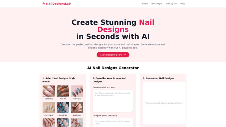 Best AI Nail Designs Lab AI Tool Review