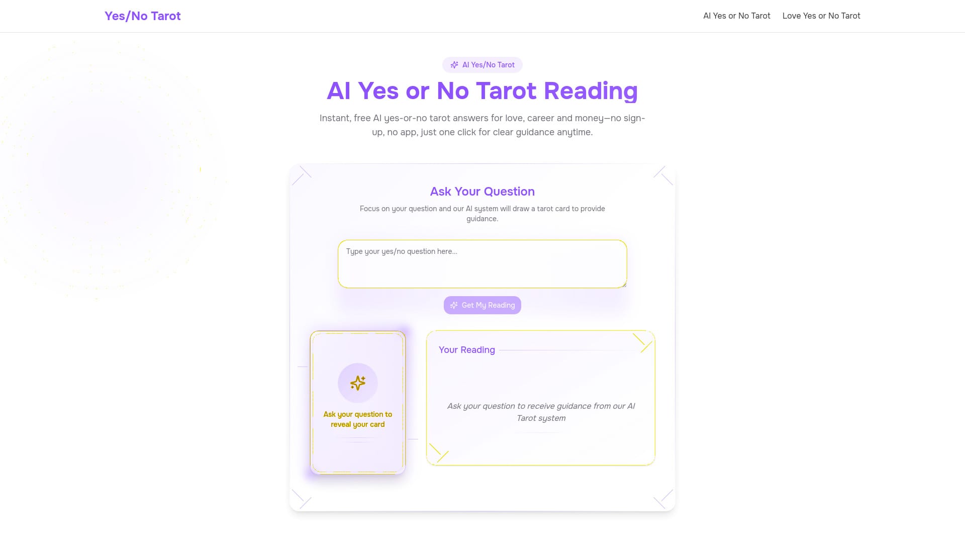 Yes/No Tarot