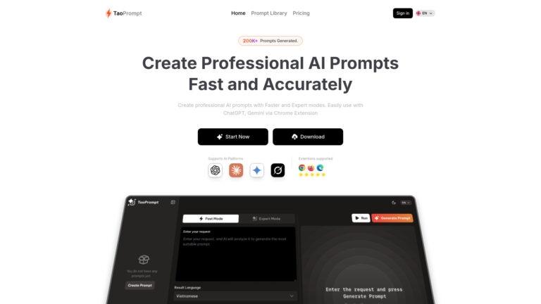 Trending Taoprompt AI Tool Review