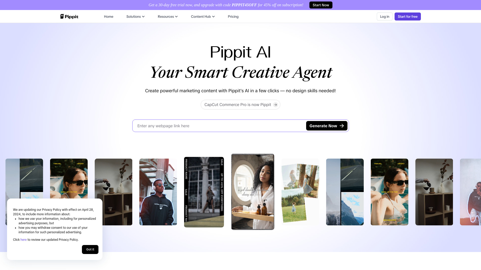 Pippit AI logo