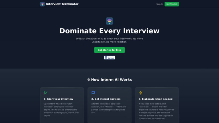 Advanced Interm AI AI Tool Review