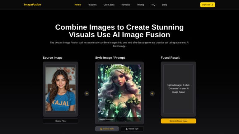 Free Imagefusion AI Tool Review