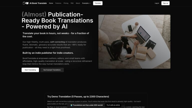 Best Booktranslate.ai AI Tool Review