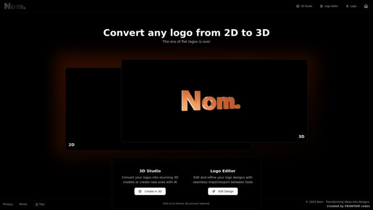 Trending Nom3d.studio AI Tool Review
