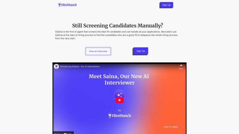 Popular Hirehunch AI Tool Review