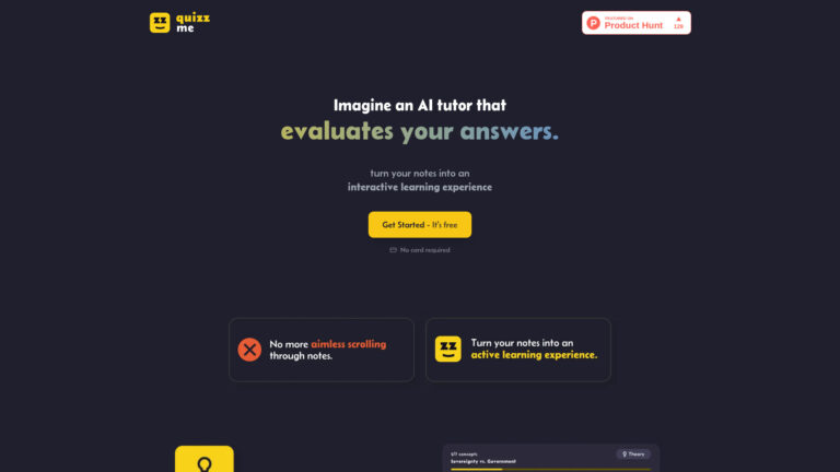 Free Quizzme AI Tool Review