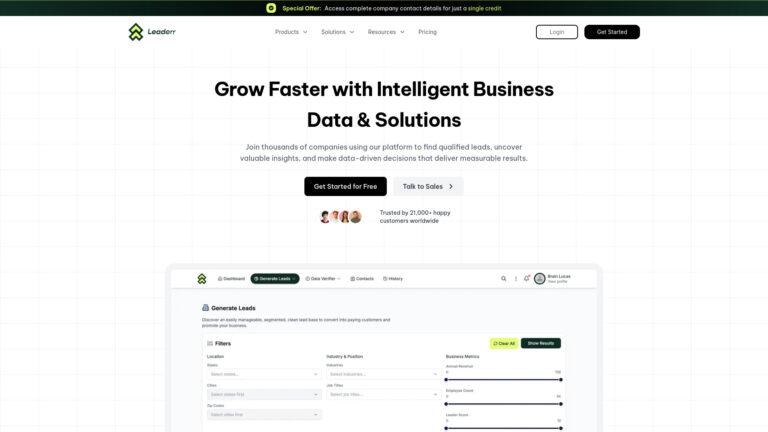 Popular Leaderr AI Tool Review