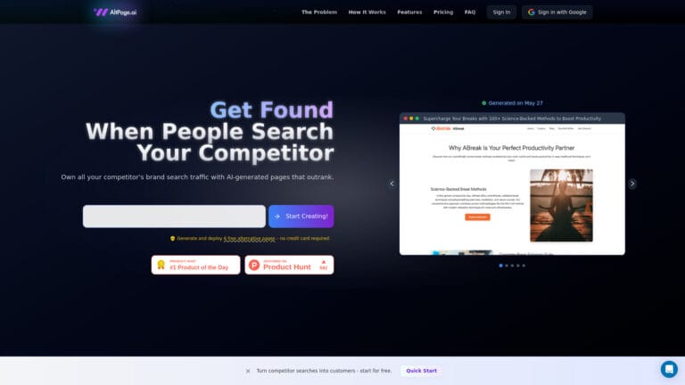 Trending Altpage.ai AI Tool Review