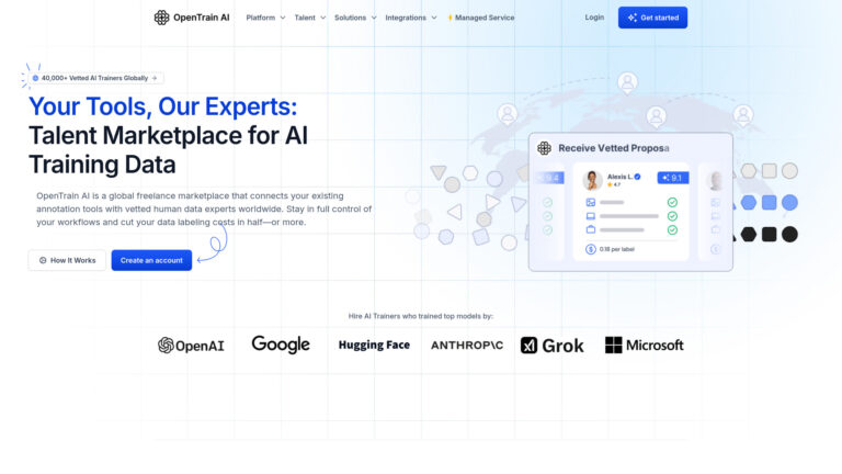New Opentrain AI AI Tool Review