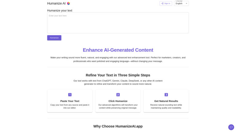 Innovative Humanize AI (humanizeai.app) AI Tool Review