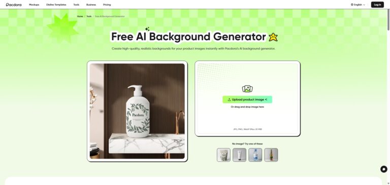 Free Pacdora AI Background Generator AI Tool Review