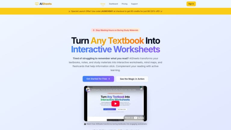 Innovative AIsheets.study AI Tool Review