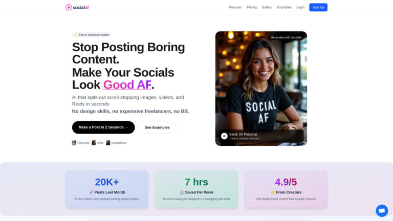Free Social Af AI Tool Review