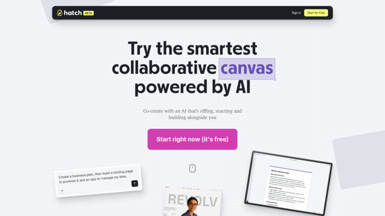 Powerful Hatch Canvas AI Tool Review