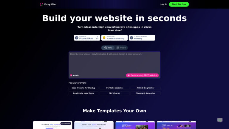 Top Easysite AI Tool Review
