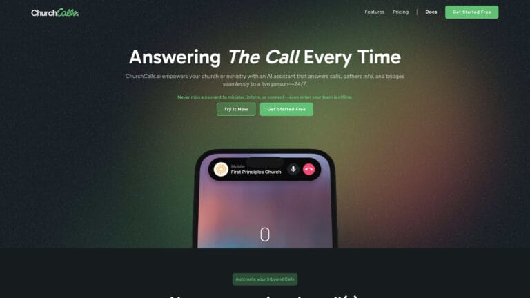 Innovative Churchcalls.ai AI Tool Review