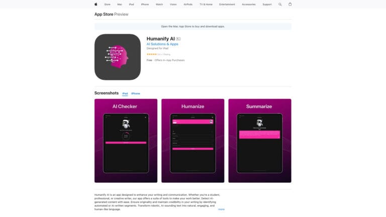 Top Humanify AI AI Tool Review