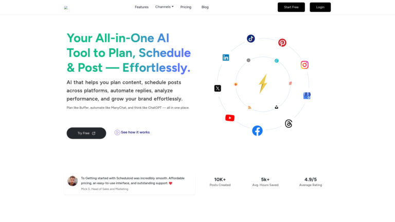 Innovative Scheduloid AI Tool Review