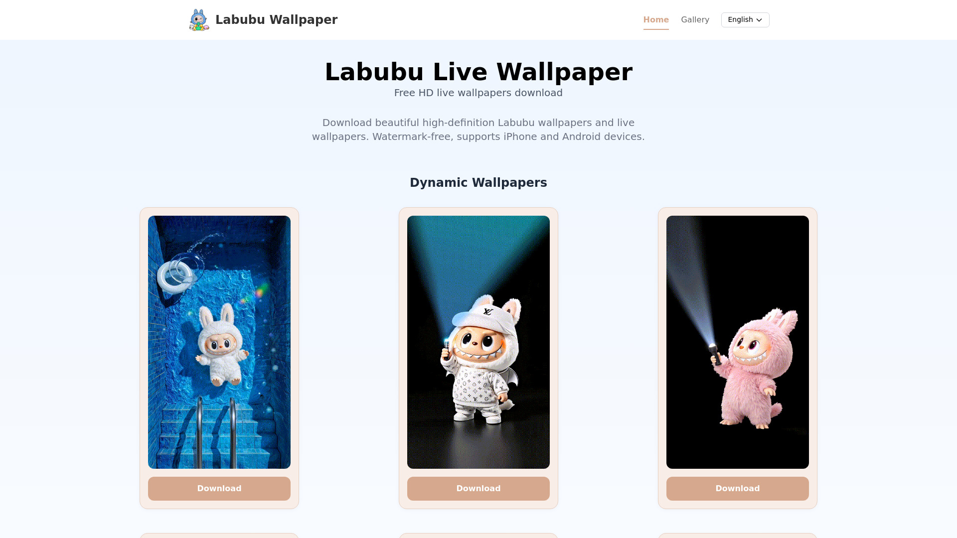 Labubu live wallpaper logo
