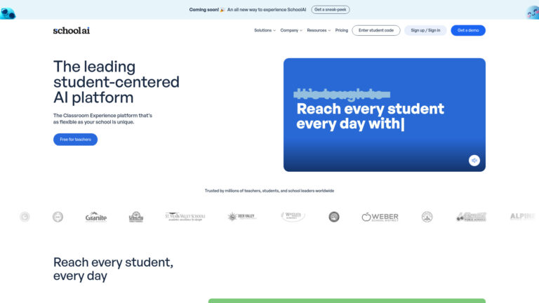 Powerful Schoolai AI Tool Review